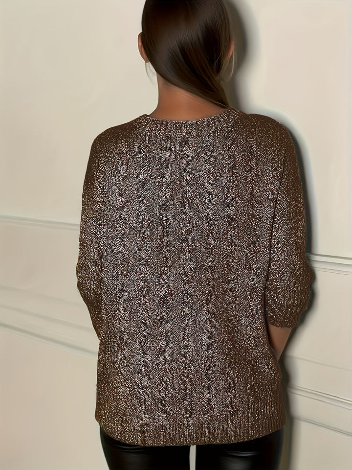 Healy – Strickpullover Mit V-Ausschnitt