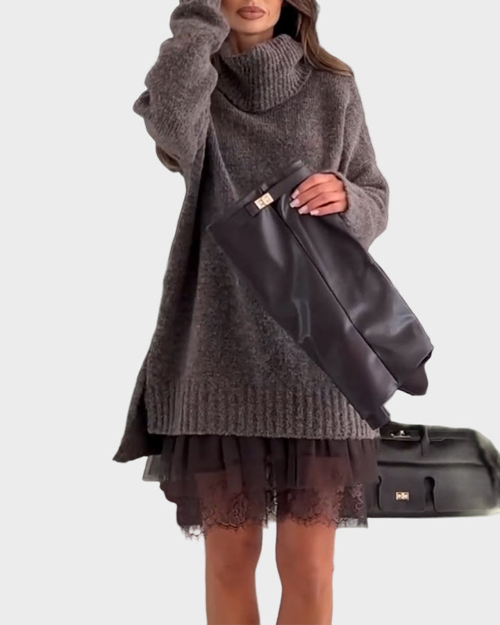 Yliane – Zweiteiliges Freizeit-Set mit Rollkragenpullover