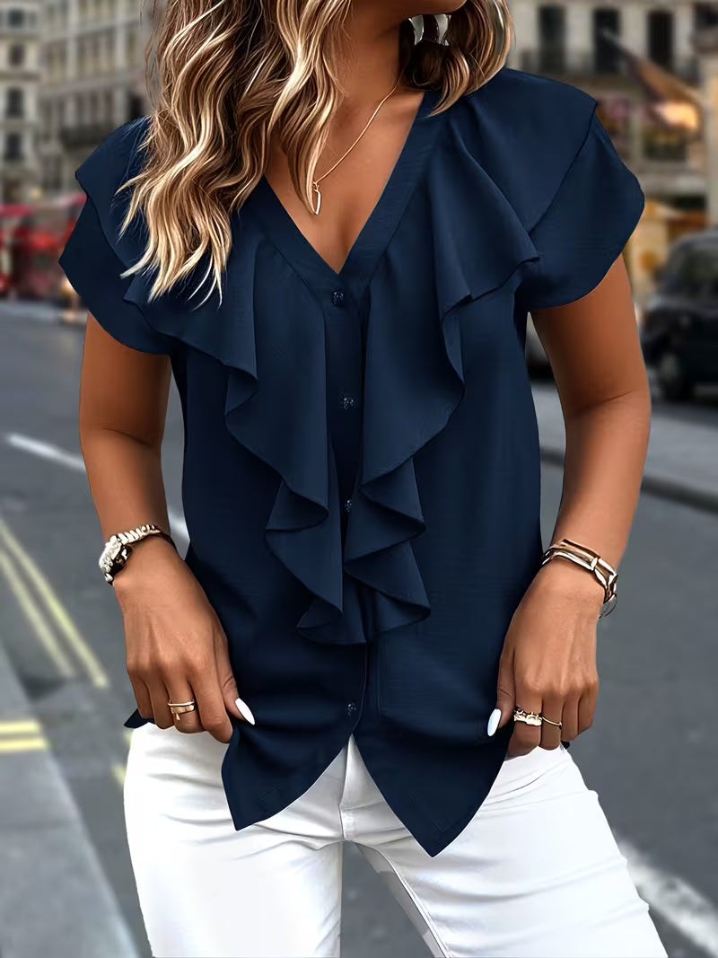 Salma – Bluse im Eleganten Stil