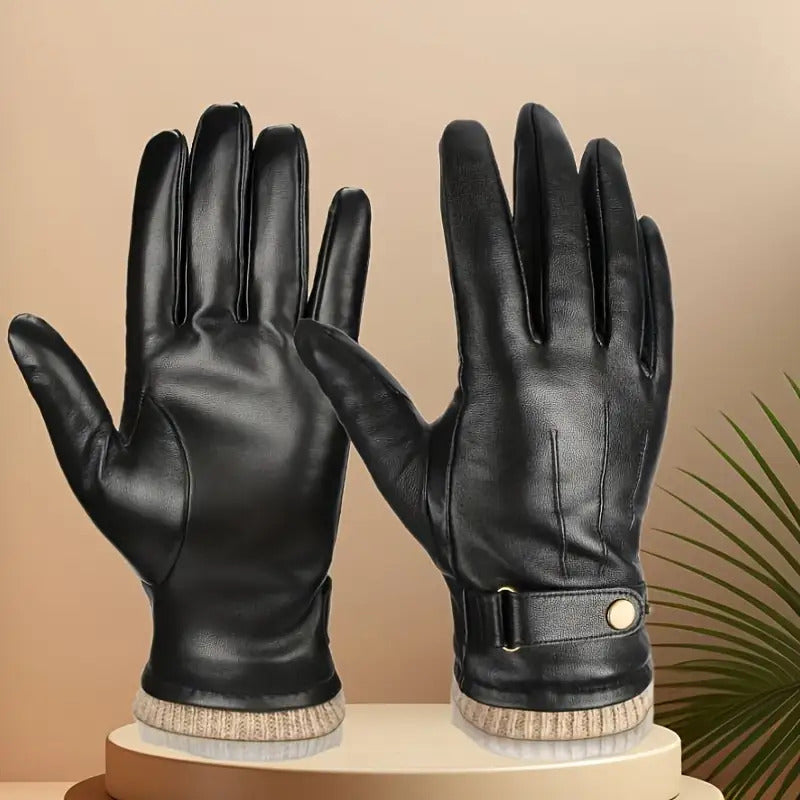 Matheo - Winter Thermo Hand Schuhe Aus Leder