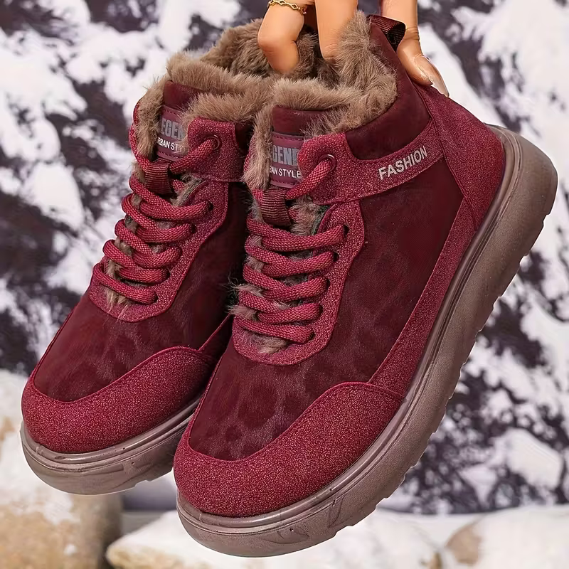 Elizia – Schnürschuhe Mit Dicker Sohle