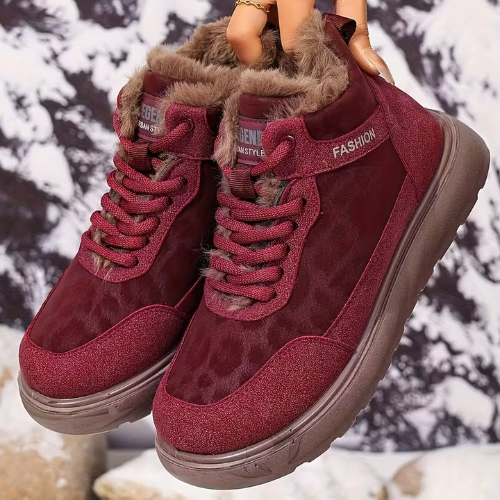 Elizia – Schnürschuhe Mit Dicker Sohle