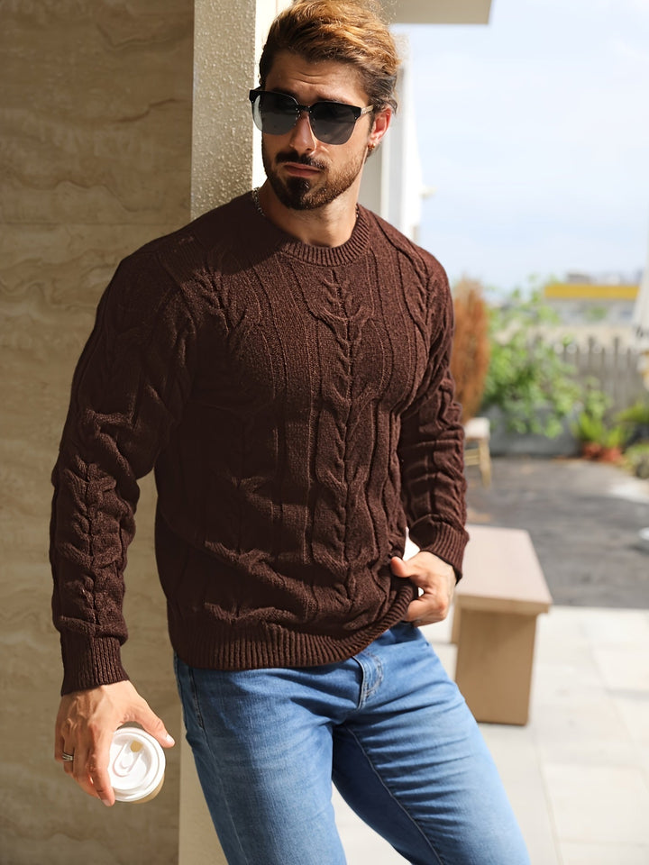 Bavon - Lässiger Gestreifter Pullover