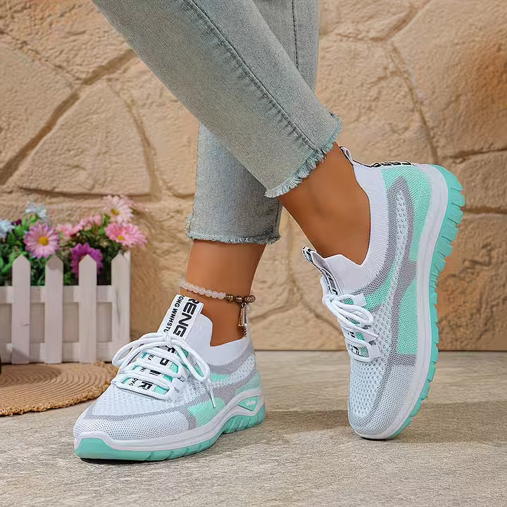 Loreta - Atmungsaktive Mesh Sneaker Mit Farbverlauf