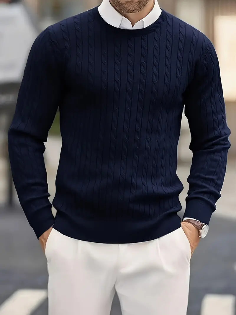 Jonty – Gestrickter Langarm Rollkragenpullover
