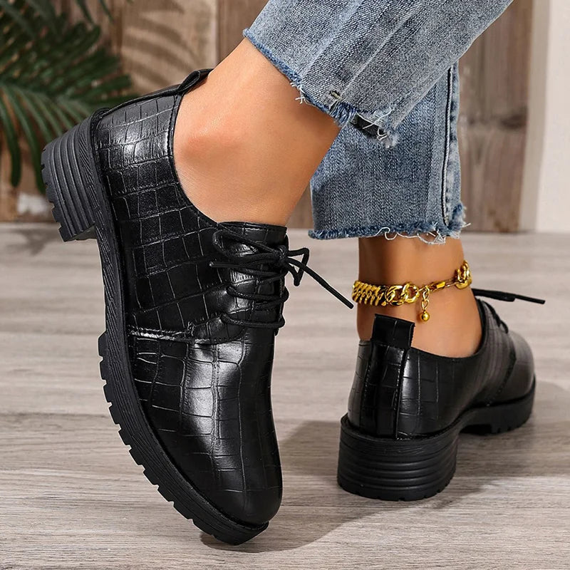 Niyra – Derby Schuhe Mit Schnürung Und Klobiger Sohle