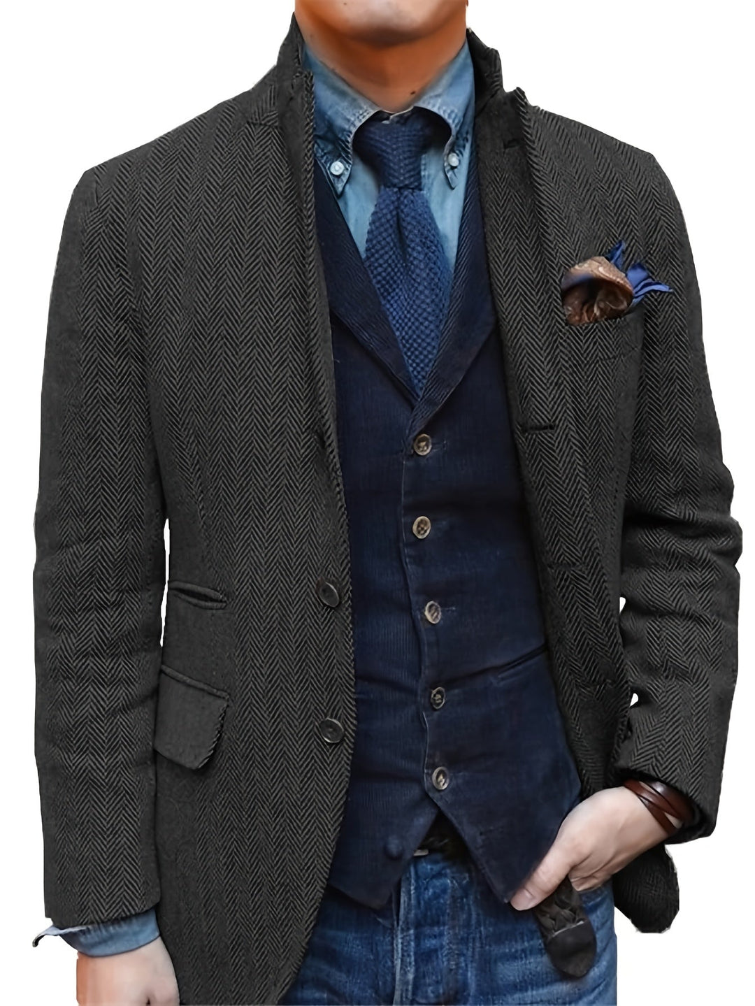 Dvian – Elegante Jacke Mit Knöpfen