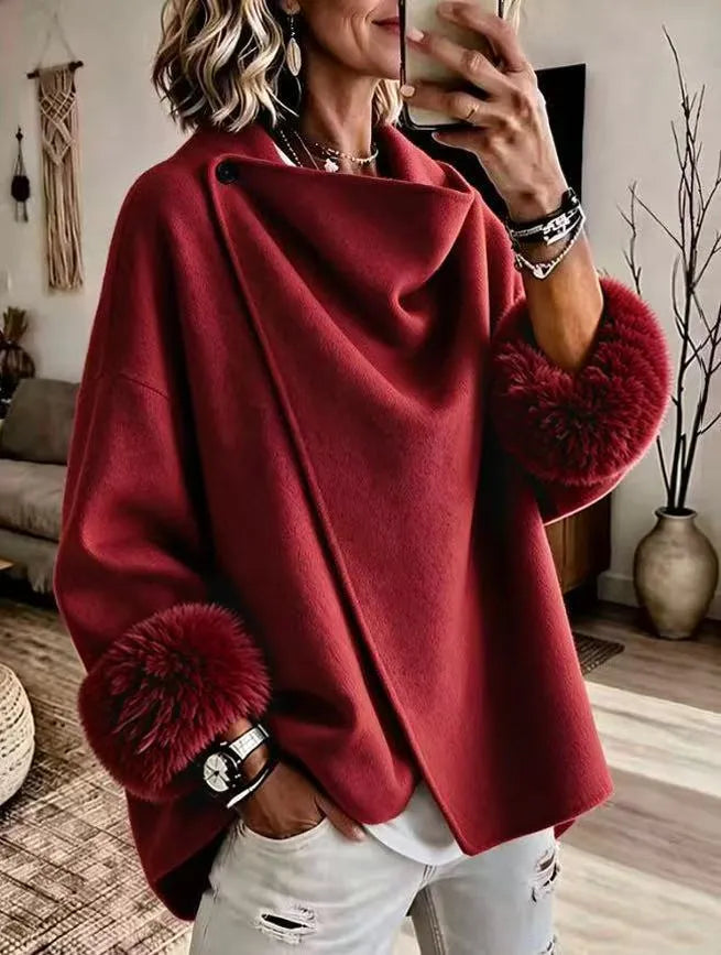Maddia - Elegante Kunstfelljacke