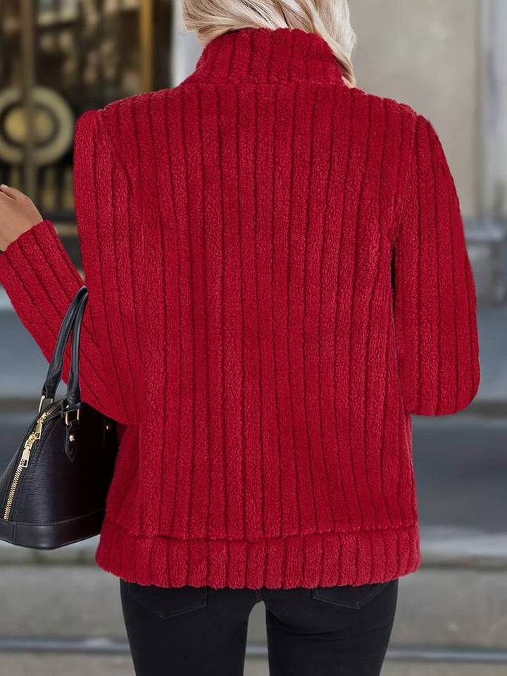 Zoharia - Stylische Winterjacke Mit Langen Ärmeln und Tasche