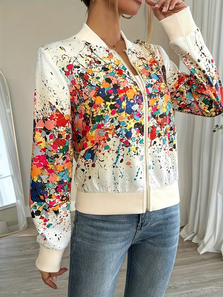 Riena – Jacke Mit Lebhaftem Tie-Dye-Drucken
