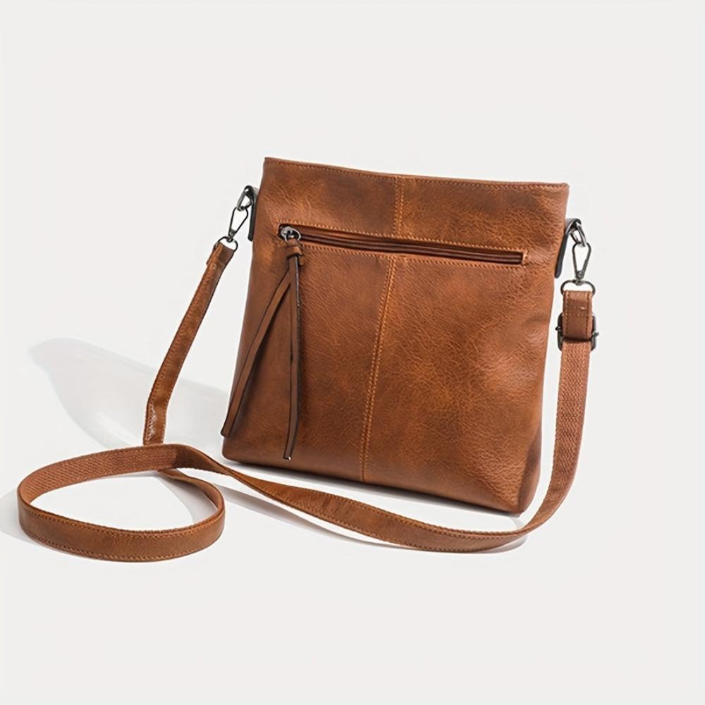 Liina – Vintage-Umhängetasche mit Schachbrettmuster