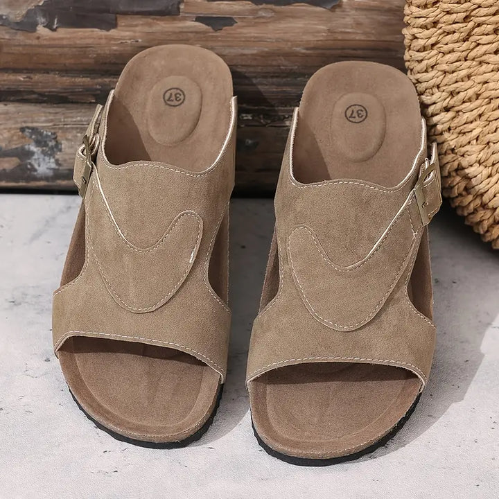 Lidiya - Stilvolle Rutschfeste Sandalen Mit Riemchen