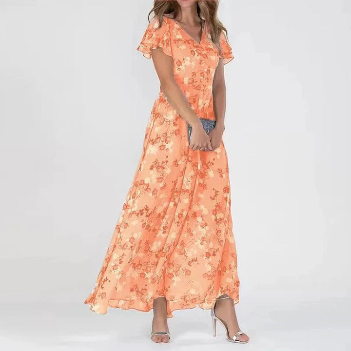 Astrid - Langes Blumenkleid