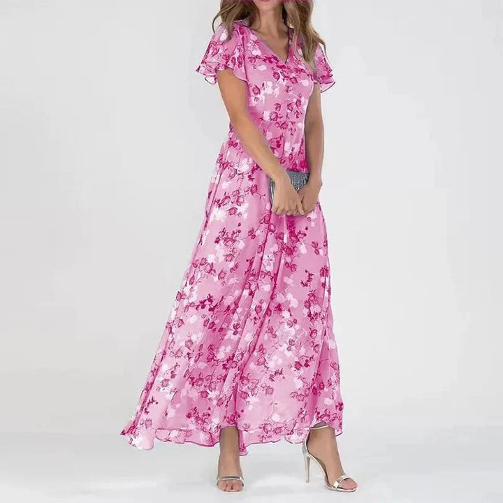 Astrid - Langes Blumenkleid