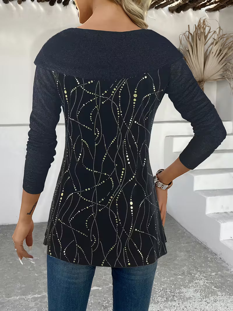 Zulikha – Elegantes Langarm-Oberteil