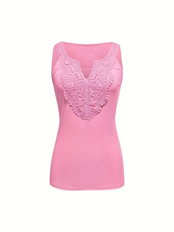 Hajar - Stylisches Spitzen Tanktop