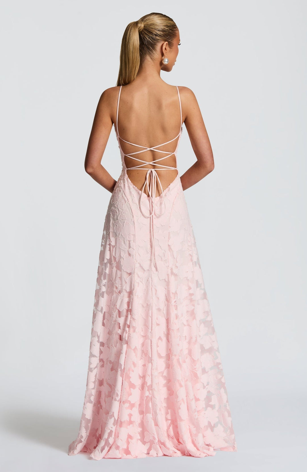 Kaleah – Maxikleid mit Spitzenoberteil