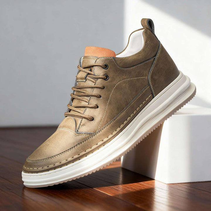 Harold - Turnschuh Aus Leder Mit Schnürung