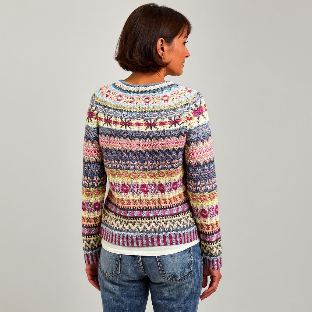 Bonansea - Klassischer Isländischer Strick Pullover Aus Wolle