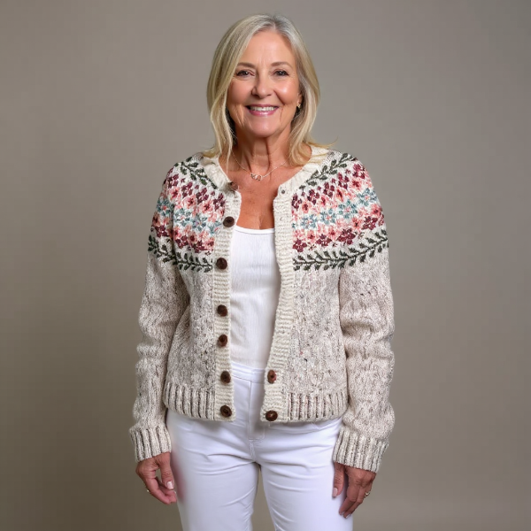 Claudiaa - Handge Fertigt Woll Pullover