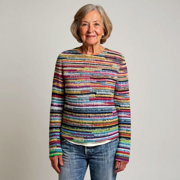 Giorgia - Klassischer Isländischer Strick Pullover Aus Wolle