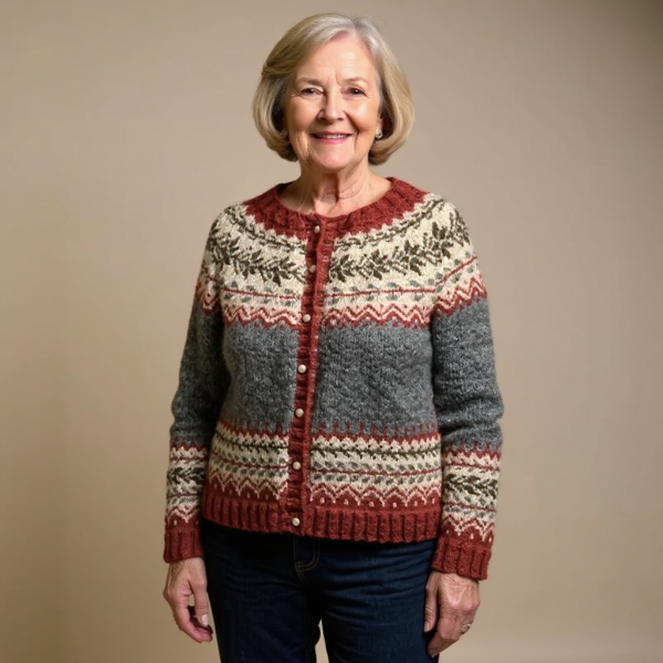 Giulia - Handge Fertigt Woll Pullover