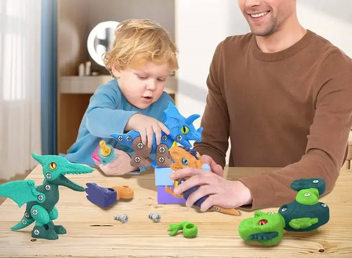 TinyScrew – Kinderfreundlicher Schraubendreher Montessori Dino Kit