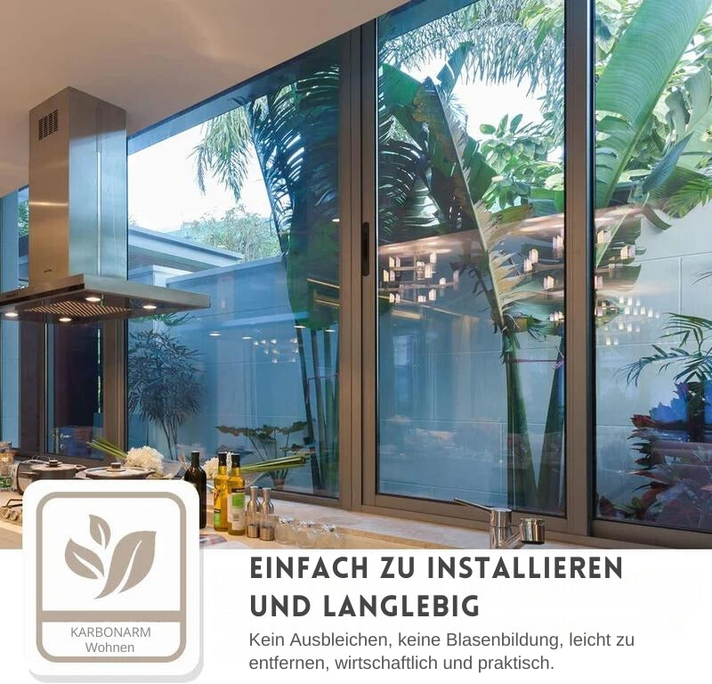 CrystalCover™ -  Sichtschutz, Sonnenschutz, UV-reflektierende Fensterfolie