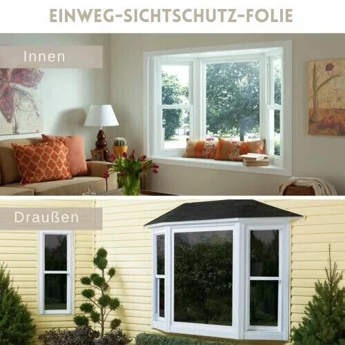 CrystalCover™ -  Sichtschutz, Sonnenschutz, UV-reflektierende Fensterfolie