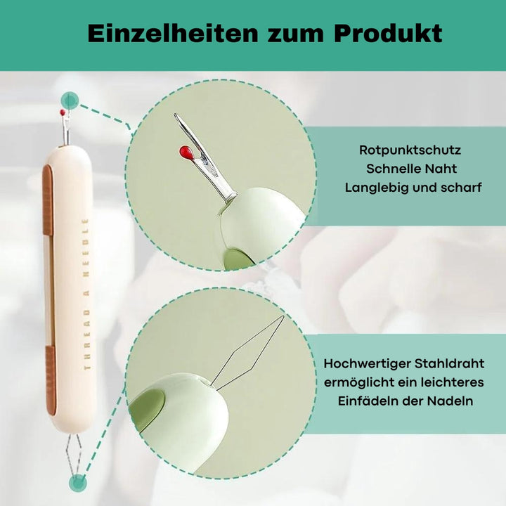 ThreadMaster™ -  2 in 1 Nadeleinfädler Nahtauftrenner