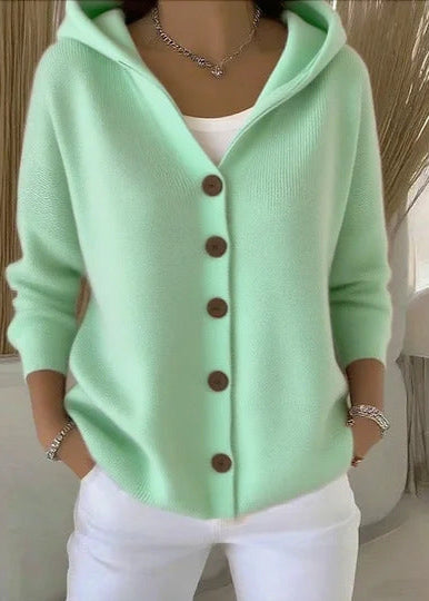 Kaley - Eleganter Strickjacke Mit Langen Ärmeln