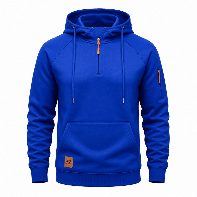 Juventus - Quarter Zip Hooded Sweatshirt