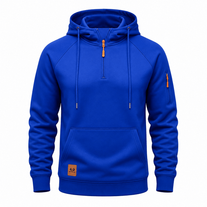 Juventus - Quarter Zip Hooded Sweatshirt