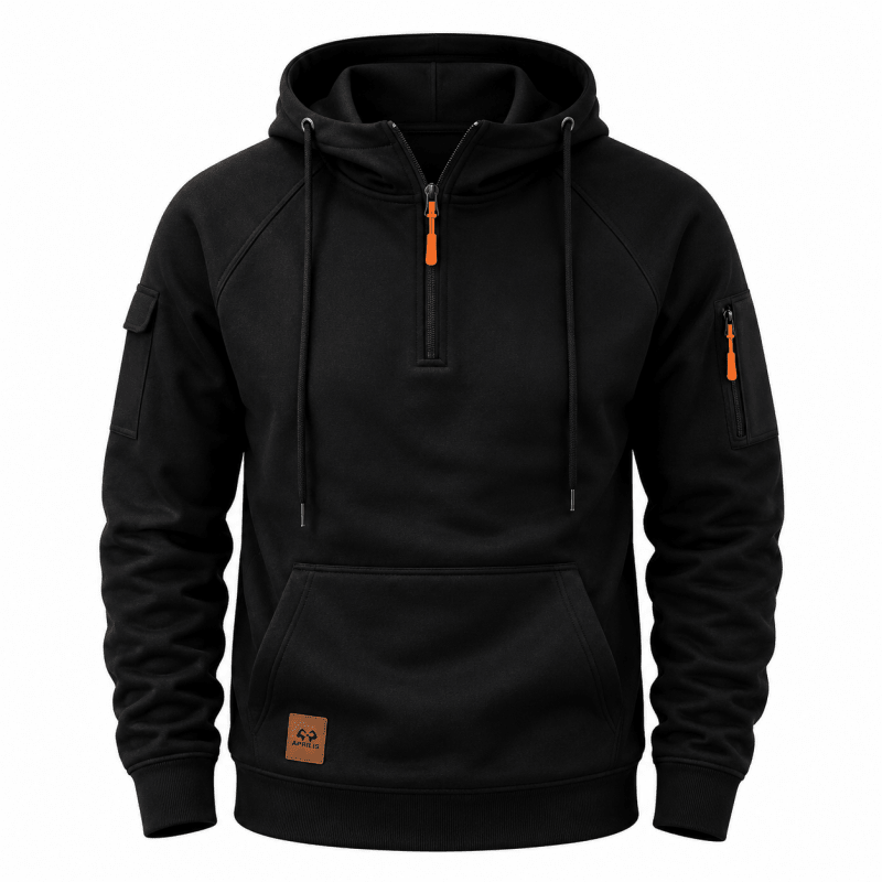 Juventus - Quarter Zip Hooded Sweatshirt