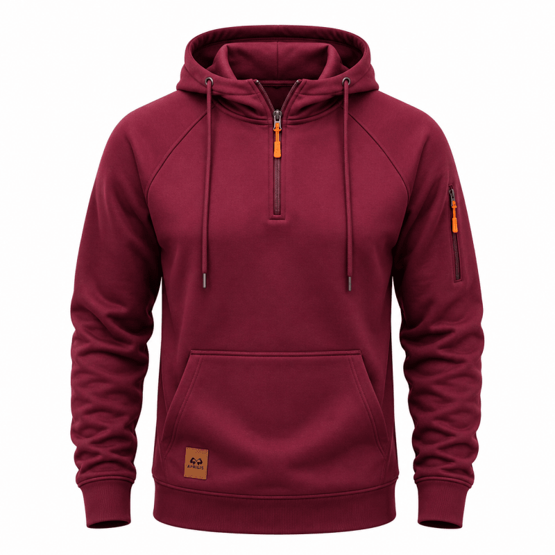 Juventus - Quarter Zip Hooded Sweatshirt