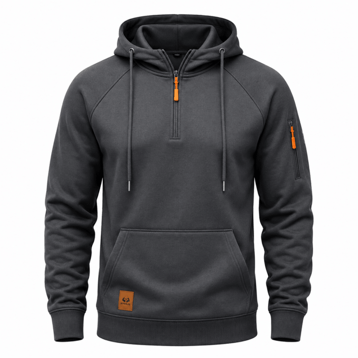 Juventus - Quarter Zip Hooded Sweatshirt