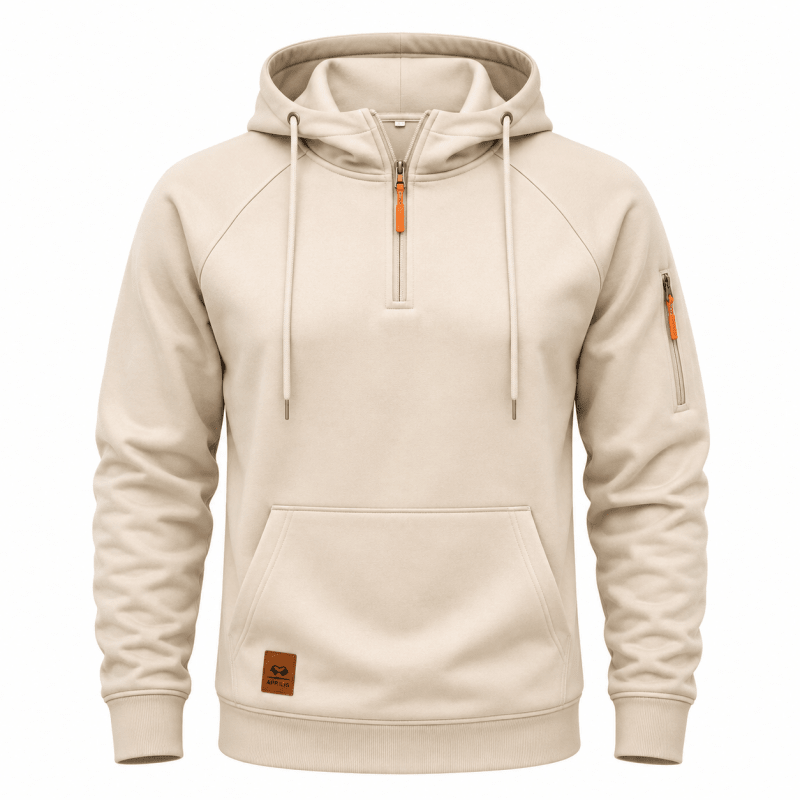 Juventus - Quarter Zip Hooded Sweatshirt