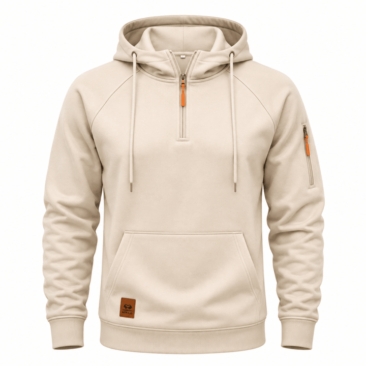 Juventus - Quarter Zip Hooded Sweatshirt