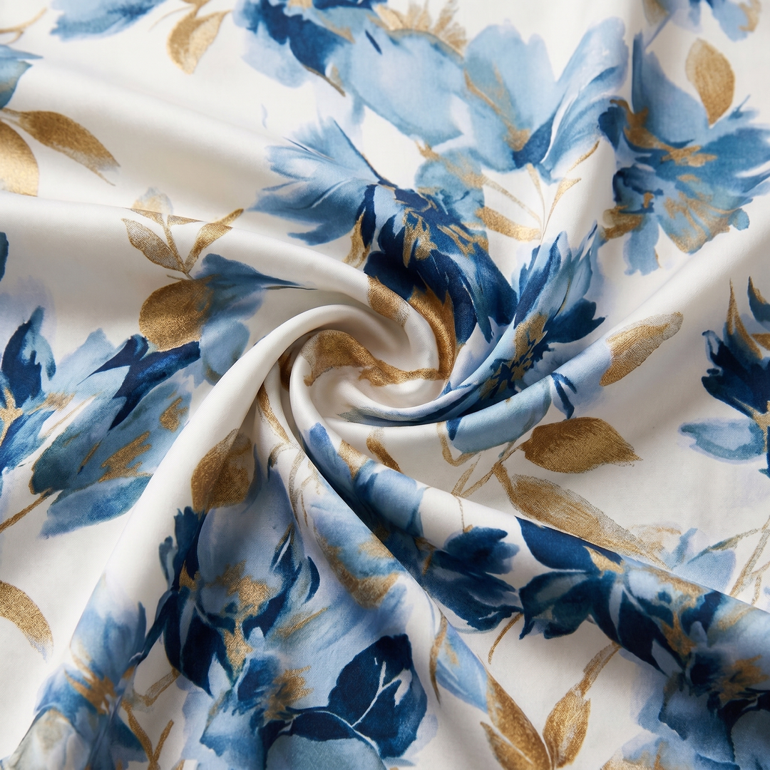 Elinza - Midi-Wickelkleid Mit Blumenmuster