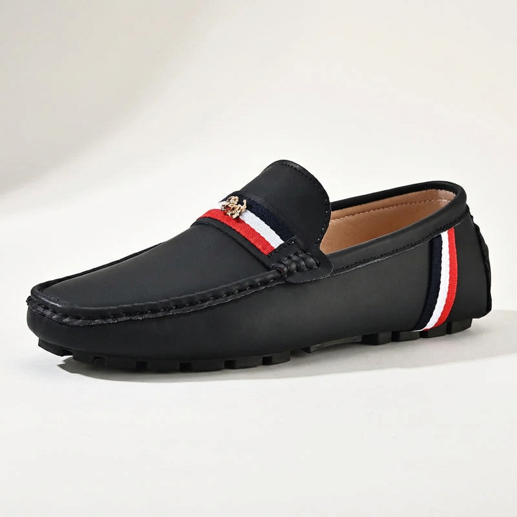 Javon - Bequemer Loafer MIT Streifenmuster
