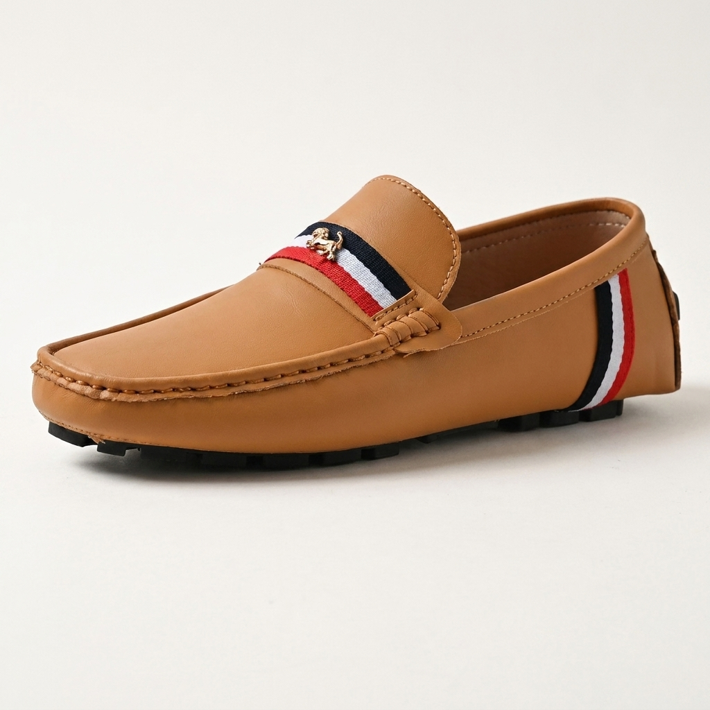 Javon - Bequemer Loafer MIT Streifenmuster