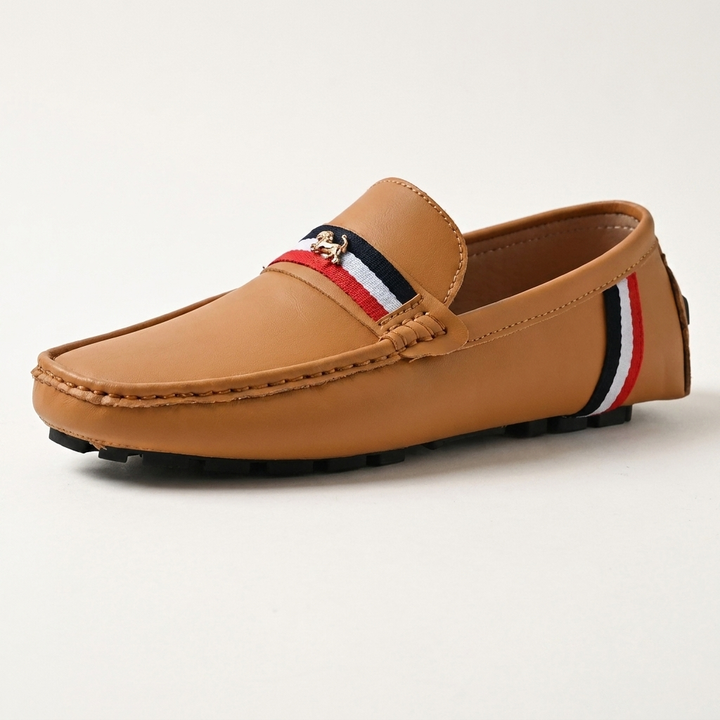 Javon - Bequemer Loafer MIT Streifenmuster