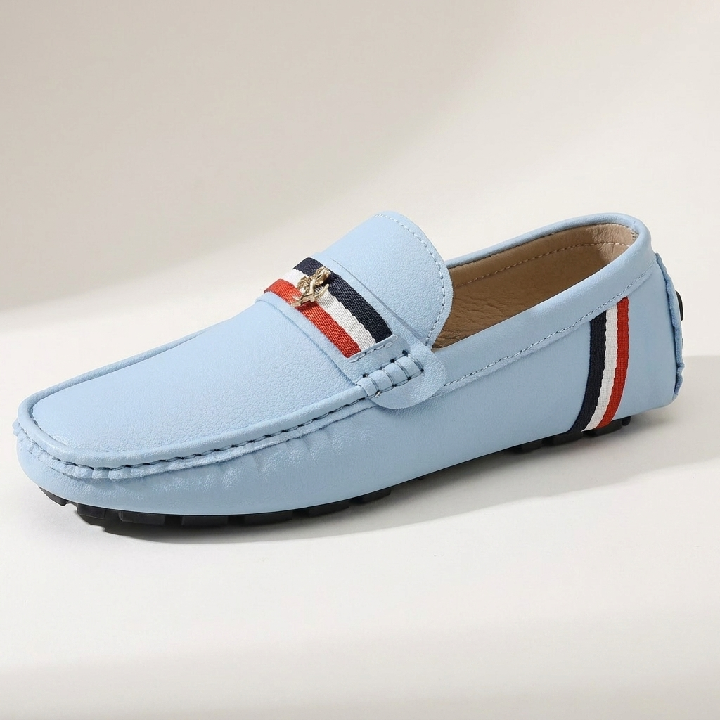 Javon - Bequemer Loafer MIT Streifenmuster