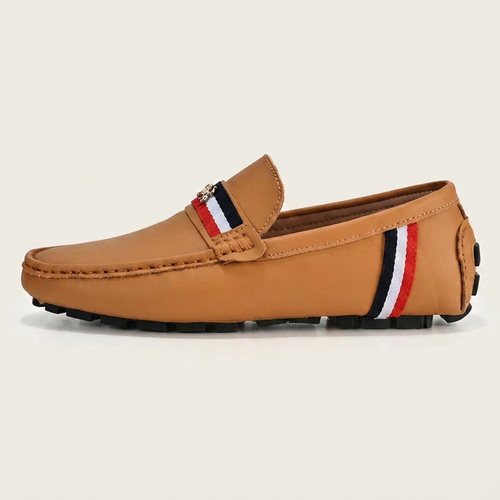 Javon - Bequemer Loafer MIT Streifenmuster