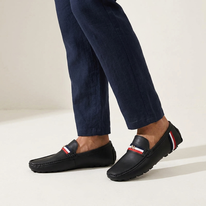 Javon - Bequemer Loafer MIT Streifenmuster
