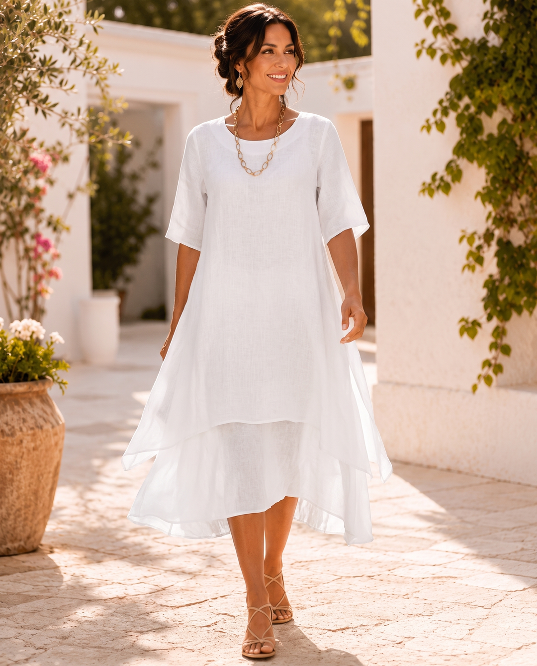 Isilde - Elegantes und bequemes Maxikleid