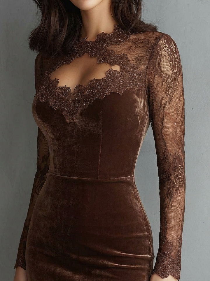 Nadiya – Minikleid mit Eleganter Spitze