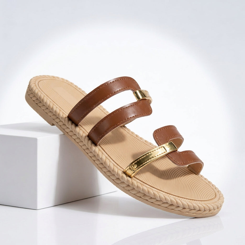 Marlyne – Sandalen Mit Zwei Riemen