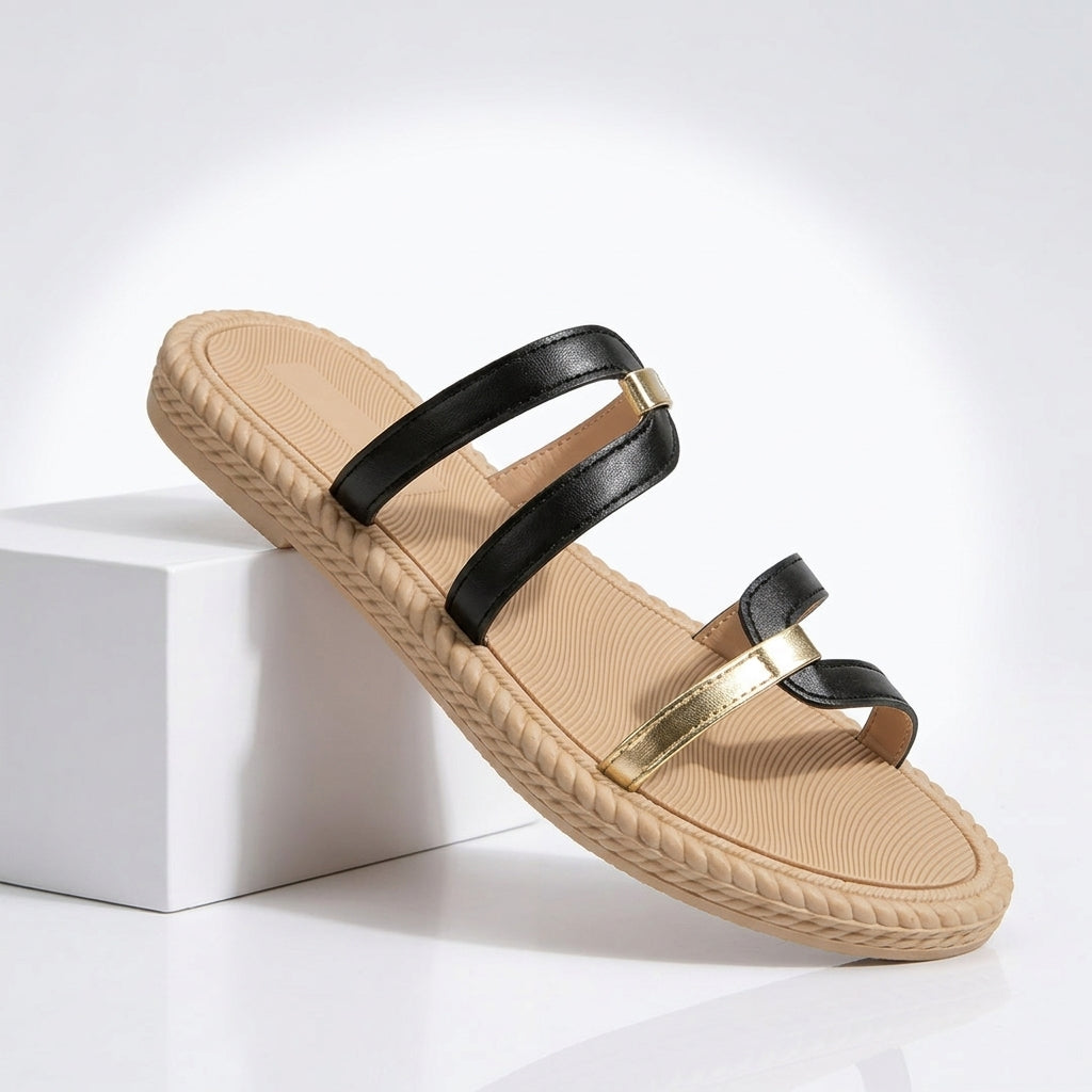 Marlyne – Sandalen Mit Zwei Riemen