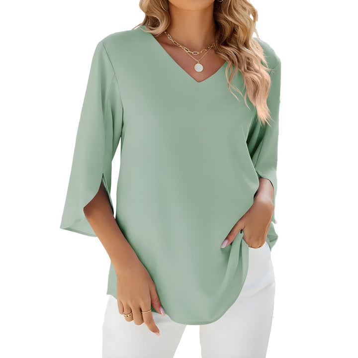Zuella - Bluse Mit V-Ausschnitt